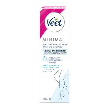 Крем для депиляции для чувствительной кожи Veet MINIMA, с Алое Вера, 100 мл