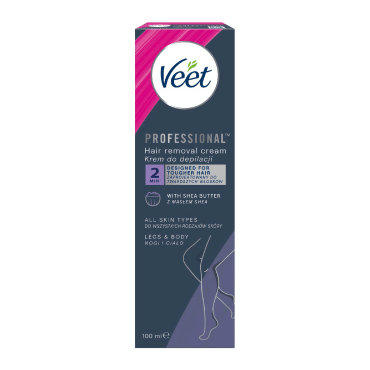Крем для депиляции Veet Professional для всех типов кожи, с маслом Ши, 100 мл