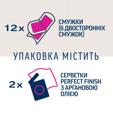 Воскові смужки для депіляції Veet Professional для нормальної шкіри, з маслом Ши, 12 шт. фото 7