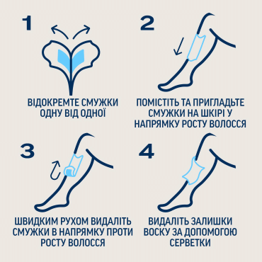 Воскові смужки для депіляції Veet Professional для чутливої шкіри, з олією мигдалю, 12 шт. фото 5
