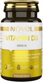 Вітаміни жувальні Novel D3 2000 МО 60 шт.