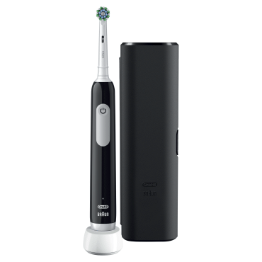 Электрическая зубная щетка Oral-B Pro Series 1 Черная + Футляр фото 1