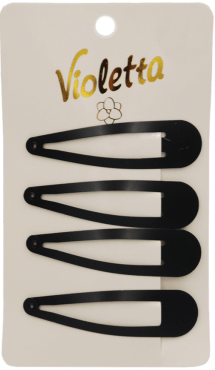 Заколки-хлопавки для волосся Violetta col. (CH-SM-23-259) 4 шт