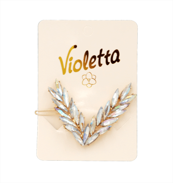 Violetta Шпилька з кристалами у формі гілочки ,1 шт