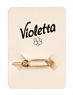 Violetta заколка для волос Английская булавка, 1шт