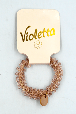 Резинка для волос Violetta с бусинами, артикул CH-SM-23-269, 1 шт