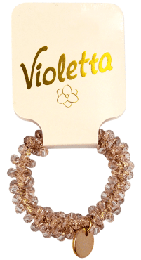 Резинка для волосся Violetta з намистинами (CH-SM-23-269) 1 шт