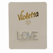 Violetta невидимка для волосся з написом Love , 1 штука