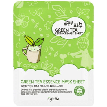 Esfolio маска для лица тканевая для очистки Green Tea, 25мл