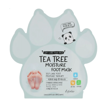 Маска-носочки для ног Esfolio увлажнение Tea Tree, 1 пара