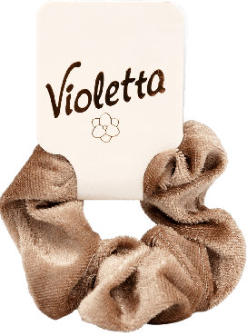 Резинка для волос Violetta бархатная 1 шт