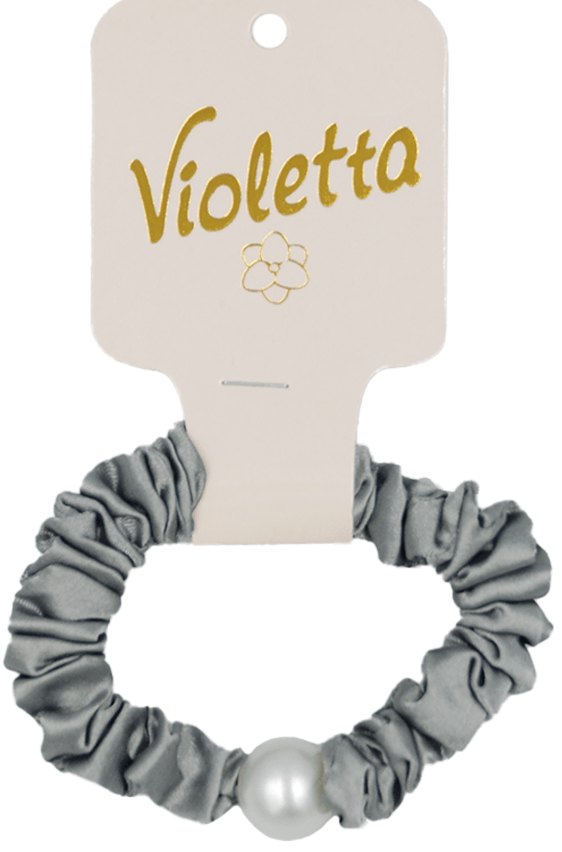 Резинка для волос Violetta "Pearl Twist" с бусинкой (CH-SM-23-285) 1 шт.