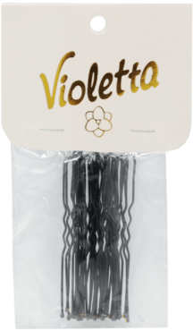 Шпильки для волосся Violetta col.  класичні  (CH-SM-23-288) 20 шт