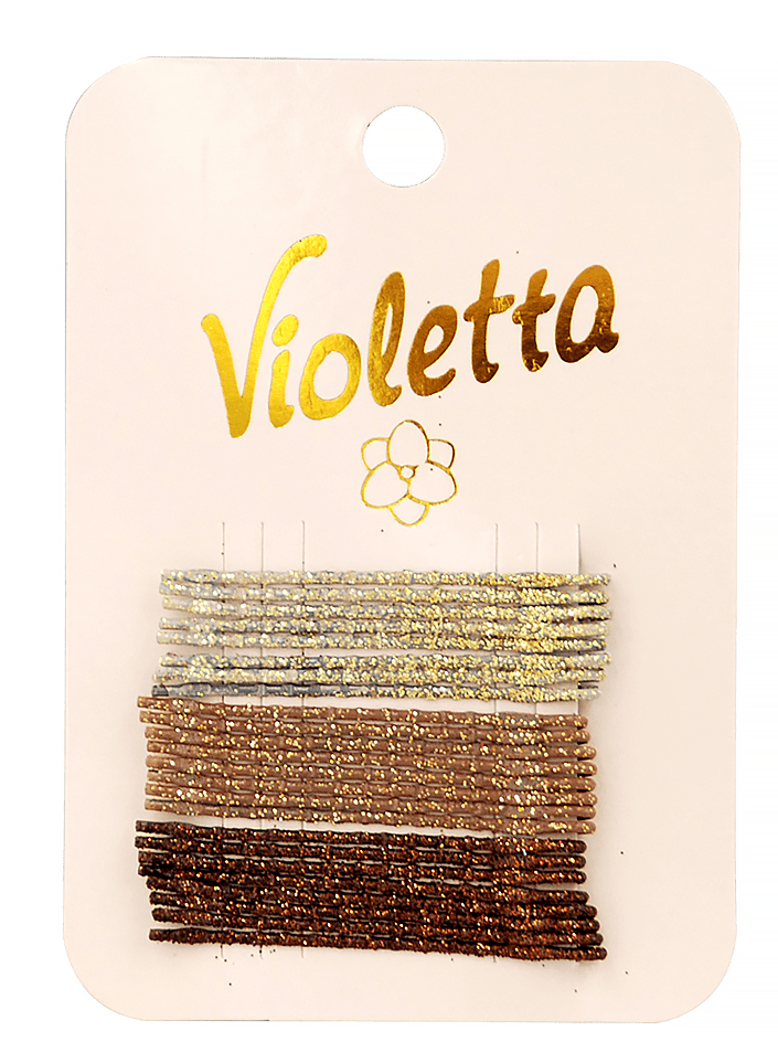 Невидимки для волосся Violetta col. артикул (CH-SM-23-289) 24 шт.