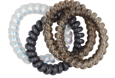 Резинки для волосся Violetta col. артикул (CH-SM-23-290) спіраль 4 шт.