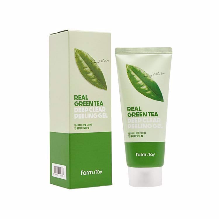 Пілінг-скатка для обличчя FarmStay Green Tea із екстрактом зеленого чаю 100 мл
