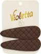 Заколки для волос с текстурой: нежный акцент в образе Violetta, 2 шт