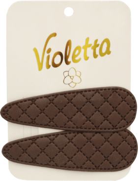 Заколки для волос с текстурой: нежный акцент в образе Violetta, 2 шт