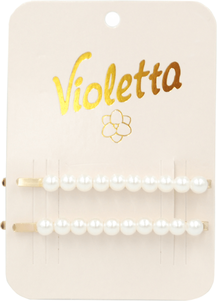 Нежный комплект заколок с украшением Violetta, 2 шт