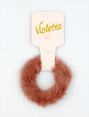 Violetta Резинка для волосся хутряна, 1шт
