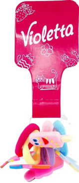 Набор резинок для волос Violetta Веселые Мороженое детские 5 шт.