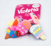 Violetta набір гумок для волосся дитячі Веселі Морозива, 5шт фото 1