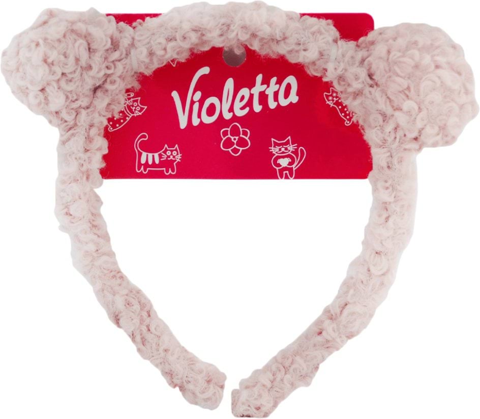 Обідок для волосся Violetta дитячий з вушками 1 шт — фото 1