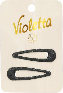 Violetta col. заколки-хлопавки для волосся артикул  CH-SM-23-380, 2 штуки