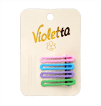 Violetta col. затиски для волосся колір в асортименті  артикул  CH-SM-23-392, 4 штуки