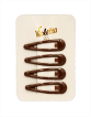 Violetta col. заколки-хлопушки для волос артикул CH-SM-23-393, 4 штуки