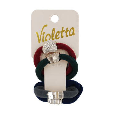 Violetta col. резинки для волос с украшением артикул CH-SM-23-442, 4 штуки