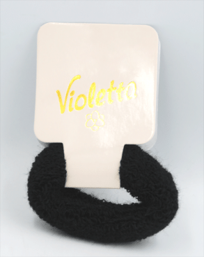 Резинка для волос Violetta черная Ночь, 1 шт
