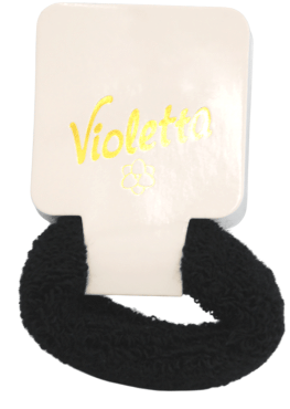 Резинка для волосся Violetta чорна Ніч 1 шт