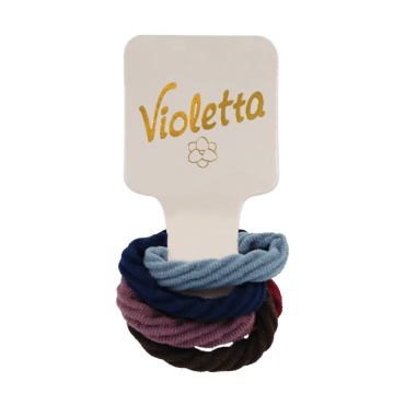 Violetta резинки для волосся пастельні відтінки, 6шт