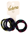 Резинки для волосся Violetta col. артикул (CH-SM-23-458) 6 шт.