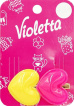 Дитяча яскрава шпилька Violetta у формі серця 1 шт.