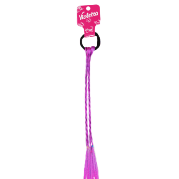 Детская резинка для волос с цветными косичками Violetta, 1шт