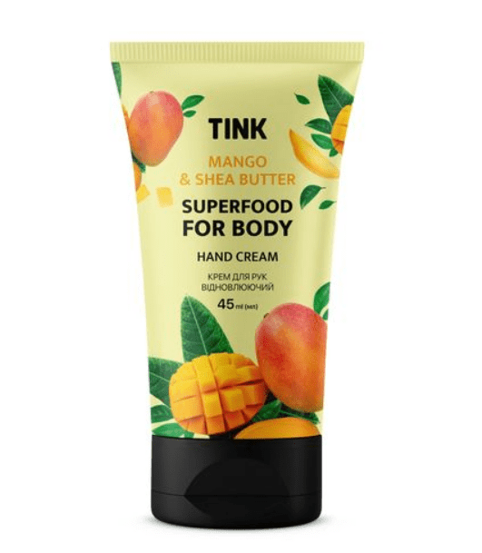 Tink крем для рук восстанавливающий с экстрактом Манго Superfood for body, 45 мл