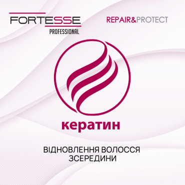 Fortesse Pro шампунь відновлюючий для пошкодженого волосся, 400мл фото 2