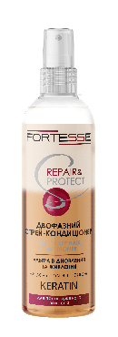 Fortesse Pro спрей-кондиционер двухфазный Экспрессовосстанавливающий для поврежденных волос, 250мл