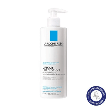 Лосьон для тела La Roche-Posay липидовосстанавливающий для младенцев и взрослых Lipikar, 400 мл