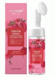 Sersanlove пенка-мусс для умывания с аминокислотами и Розой Pomegranate Rose Cleansing Foam, 120 мл