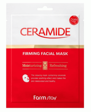 FarmStay тканевая маска для лица укрепляющая с керамидами Ceramide, 27 г