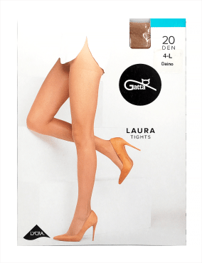 Колготочки женские Gatta Laura 20 den, бежевые, размер 4-L