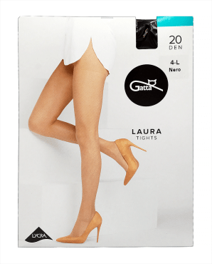 Gatta колготи жіночі LAURA 20 den розмір 4, nero