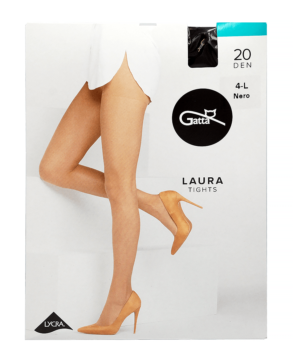 Gatta колготи жіночі LAURA 20 den розмір 4, nero