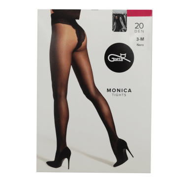 Gatta колготки женские MONICA 20 den размер 3, nero