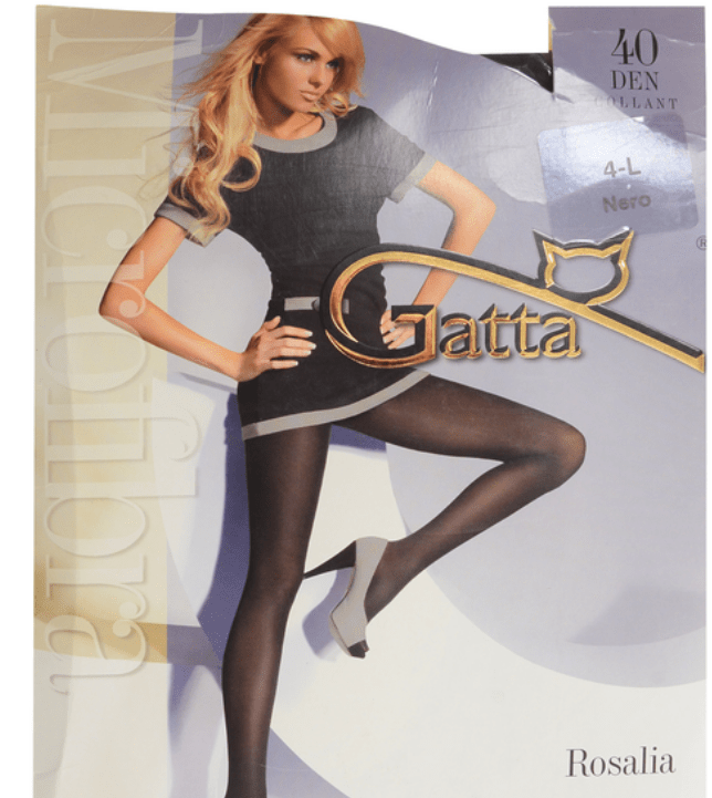 205393 Gatta колготи жін. ROSALIA 40 den р.4, nero
