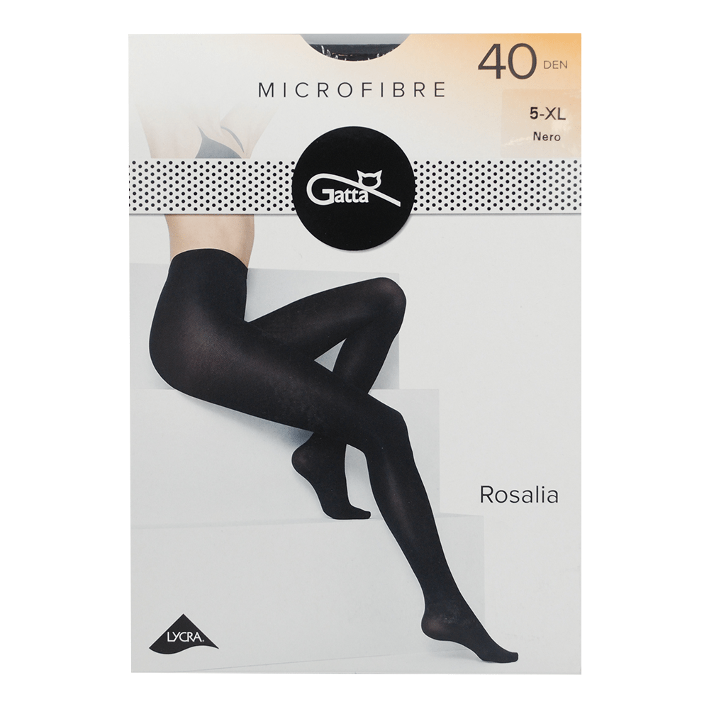 Gatta колготи жіночі ROSALIA 40 den розмір 5, nero