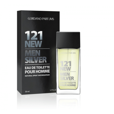 GORDANO PARFUMS 077 121 New Men Silver туалетная вода мужская, 50мл